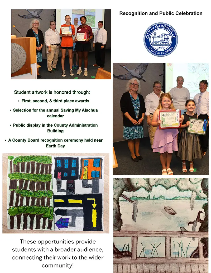 page three of the Saving My Alachua Newsletter