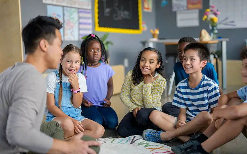 primary school classroom