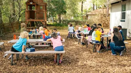 children outside